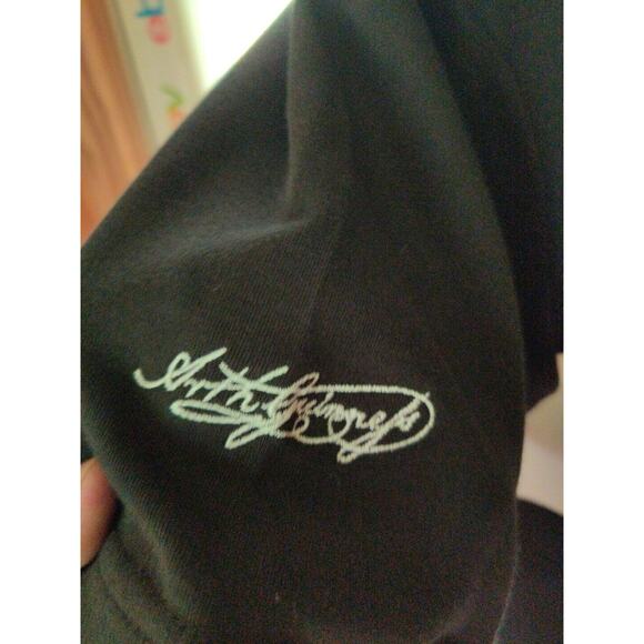 Guiness Embroidered Toucan Short Sleeve Rugby Polo Pull On Shirt Size Large - Picture 3 of 10